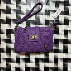 purple charming charlie purse